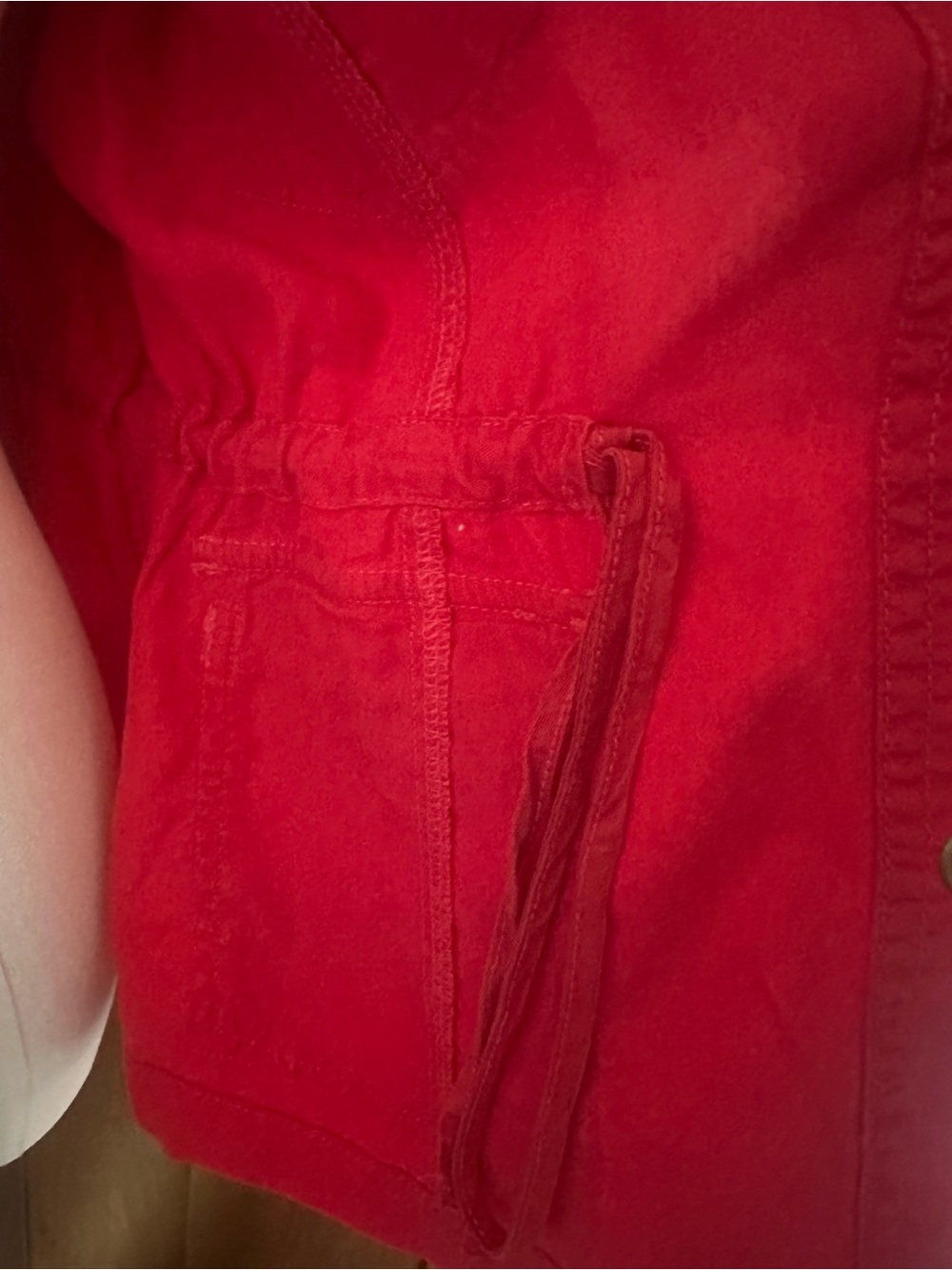 NEW Sanctuary Red Utility Jacket with Snap Front - Picture 5 of 8